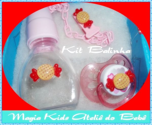 Kit chupeta chuquinha e prendedor de chupeta 3